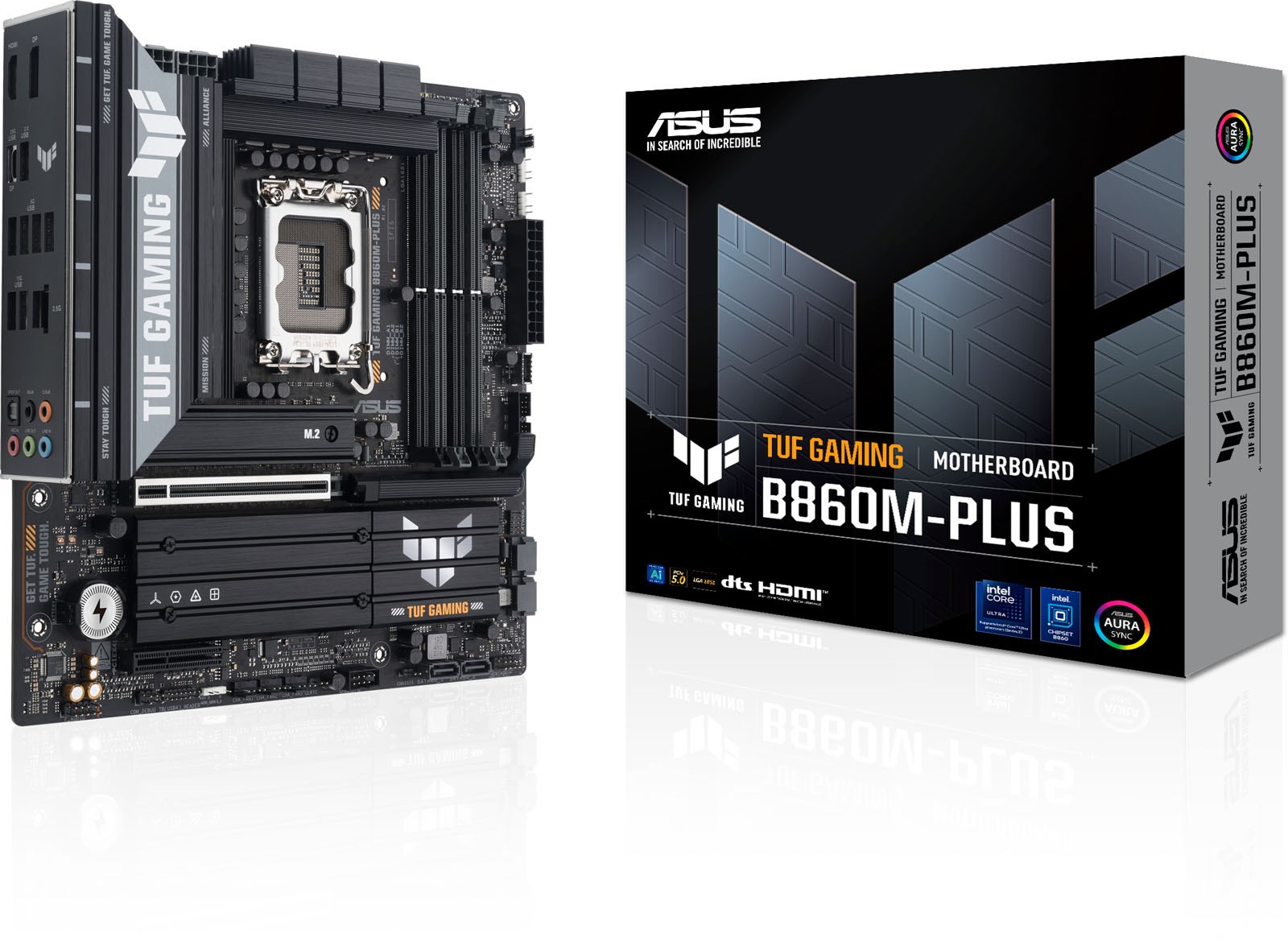 ASUS TUF Gaming B860M-Plus mATX Motherboard For Intel LGA1851 CPUs